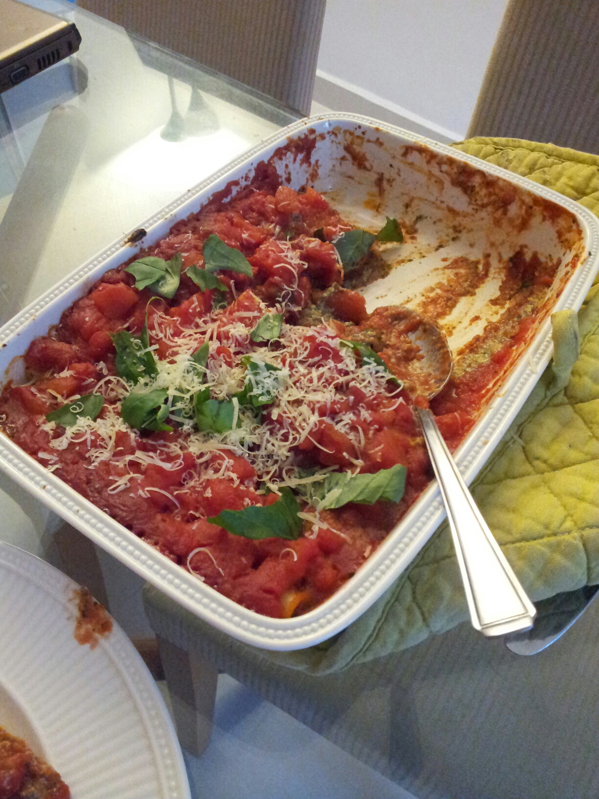 Spinach And Cottage Cheese Cannelloni